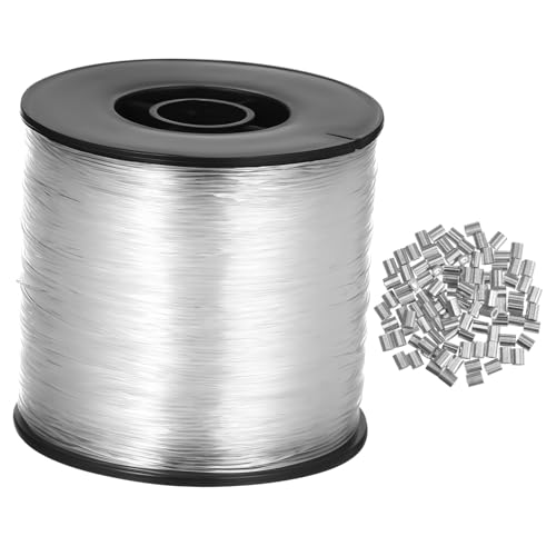 NUOBESTY Fishing Line 200m Nylon Cord for Crafting Hanging Fishing Decorations Jewelry Making High Strength