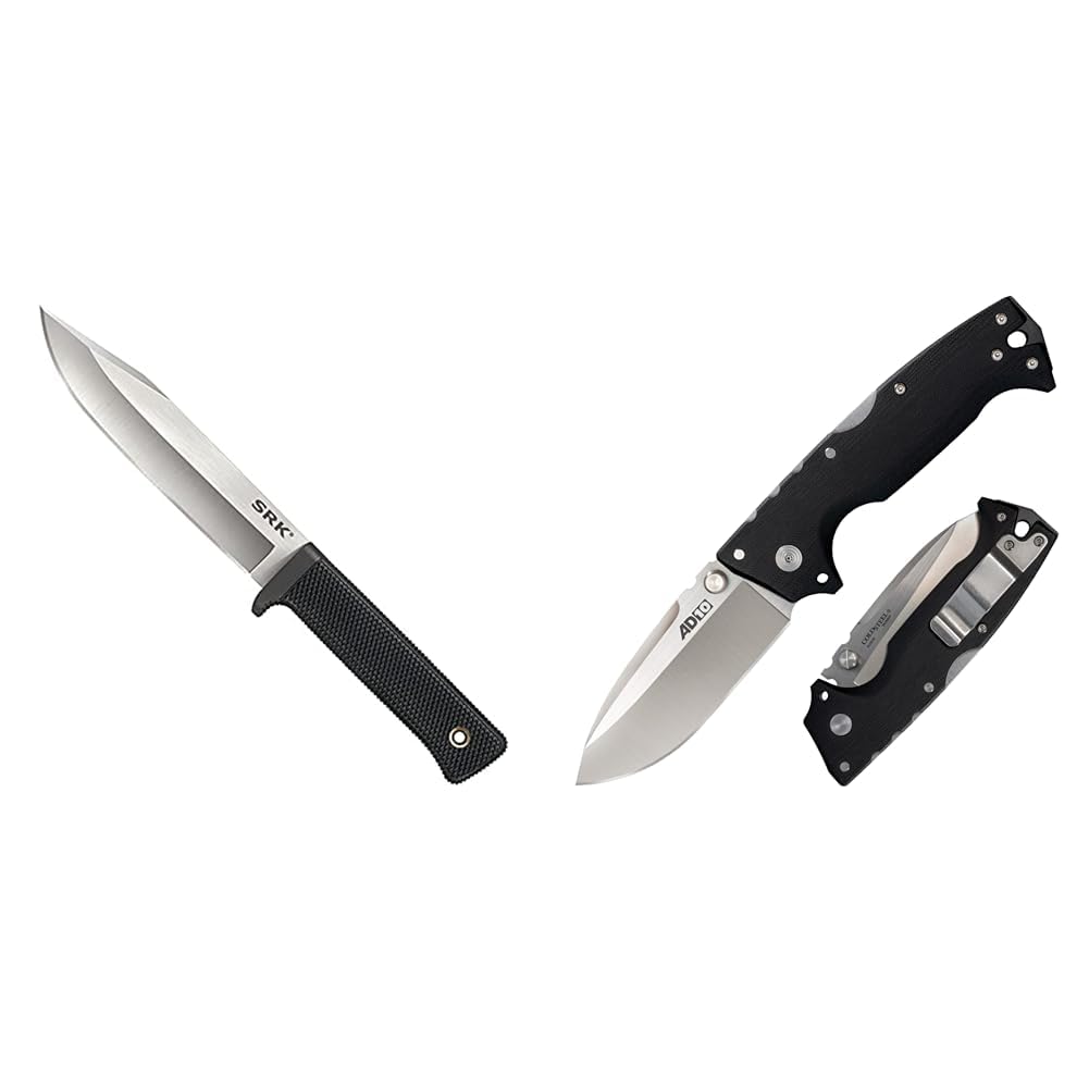 Cold Steel SRK 10 3 4 Fixed AD-10 3 5 S35VN Steel Drop Point Folding Knives