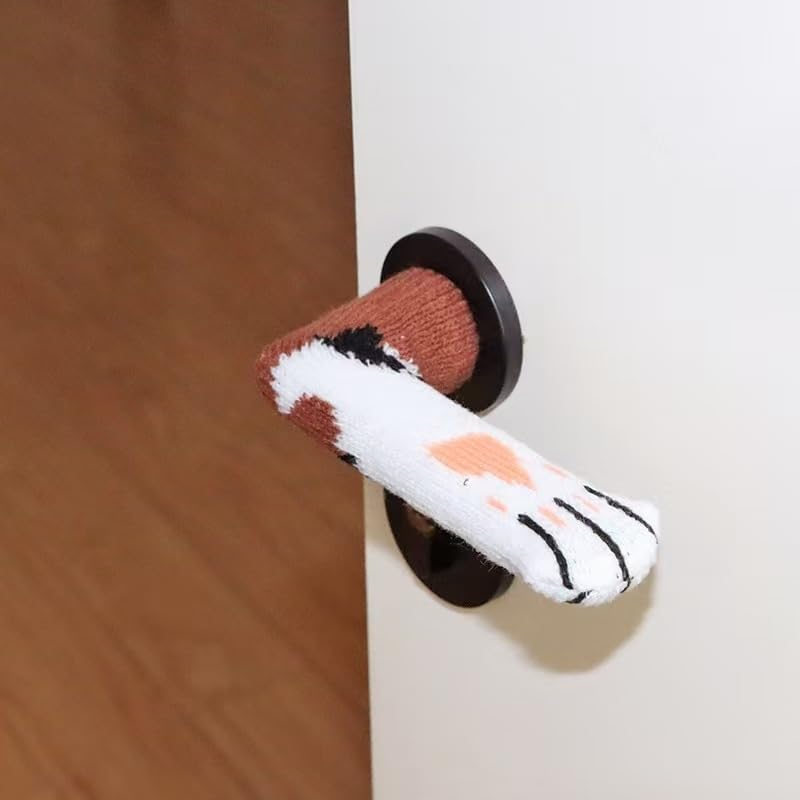 Set of 5 Adorable Animal - Themed Door Handle Covers, Perfect for Home Decor and Protection