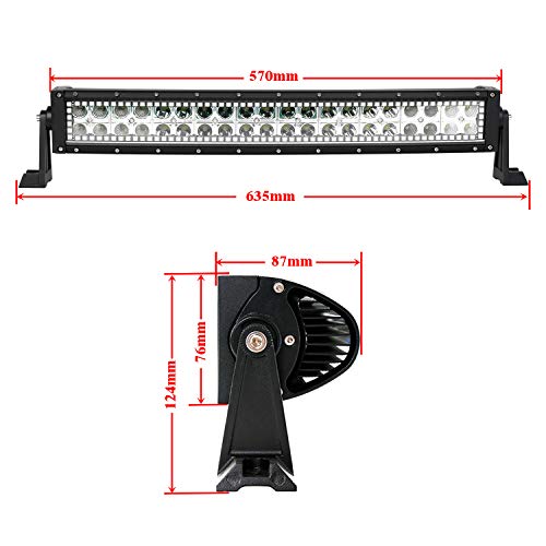 Nicoko Offroad Driving 120W 20/22Inch Straight Led Light Bars Waterproof Multicolor Rgb Halo Ring Kit Strip Set Mounting Brackets For Ram Wrangler Atv Truck Boat Free Wiring Harness #TOP2