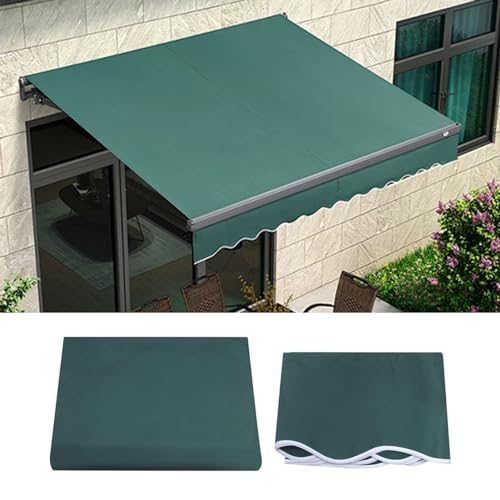 Toldo impermeable de repuesto para patio, lona de repuesto para ventana, puerta, mercado, cubierta, cubierta de parasol retráctil, toldo duradero de repuesto para patio, resistente a los rayos UV,