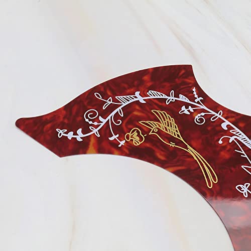 Lot de 7 pickguards autocollants pour guitare acoustique en forme d’oiseau et de goutte - Les Beatles, Paul McCartney, John Lennon, RIngo Starr, George Harrison Lot de 7 pickguards autocollants pour guitare acoustique en forme d'oiseau et de goutte – Image 7