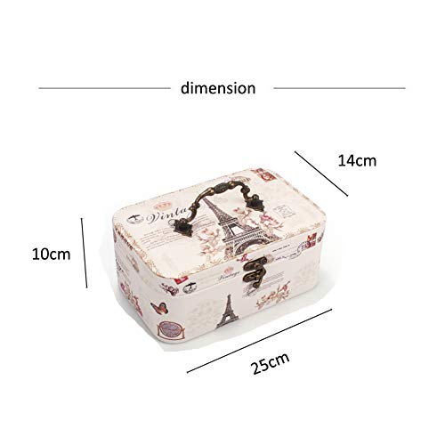 Outry Jewelry Box, Portable Jewelry Display Storage Organizer For Earrings Necklaces, Rings, Bracelets, Brooches, Jewelry Case With 2 Layers (2 Layer E Tower Style) #TOP1