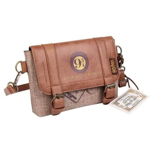 CERDÁ LIFE'S LITTLE MOMENTS -, Bolso Riñonera Harry Potter Licencia Oficial Warner Bros Mujer, Marrón, Talla Única