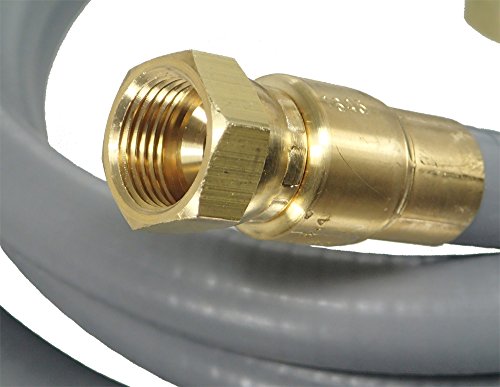 M.b. Sturgis Inc. 1/2" Id Gas Grill Quick Disconnect Gas Connector Kit (10 Feet) #TOP3