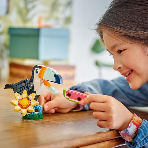 Lego Creator 3 em 1 Tucano Tropical Animais Selvagens 31173