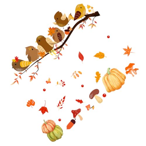 ORFOFE �����̎}���J�G�f�̗t�J�{�`���̕ǂ̃X�e�b�J�[���K���X�Ód�X�e�b�J�[���� pvc pumpkin �H�̑��f ���O���\�ȑ��̂����݂� �� ���ɓ\��t����