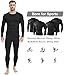 Dalavch 4 Pack Thermal Compression Shirts for Men Long Sleeve Running Gear Undershirt Base Layer for Winter Cold Weather 4 Black X-Large