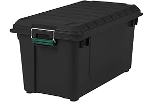 Weathertight 82 Quart Stackable Storage Bin: Your Enduring Storage Solution