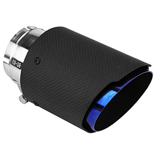 Qiilu Auto Uitlaatpijp, Carbon Fiber Matte