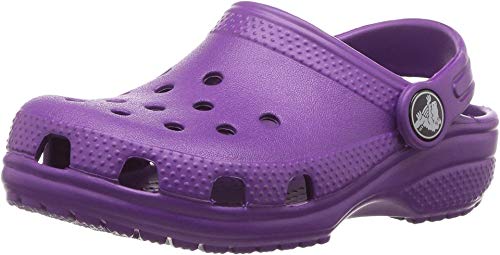 Image of Crocs Kids Unisex Ralen Fuschia Rubber Clogs and Mules