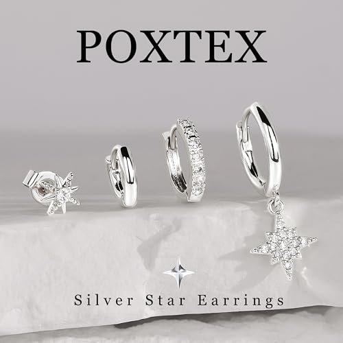 Image of Small Gold Huggie Hoop Earrings Set for Women Men Hypoallergenic 14K Plated Stack Cartilage Earrings, Sterling Silver Multiple Piercing Lightweight Mini Thin Cute Dainty Trendy Jewelry Gifts for Women