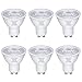 Produktbild GU10 LED Lampe, FAUETI Led Leuchtmittel 5W (ersetzt 35W), Warmweiß 3000K, AC85-265V, 450LM, 38°Glühlampe Abstrahlwinkel, 6er-Pack [Energieklasse A+]