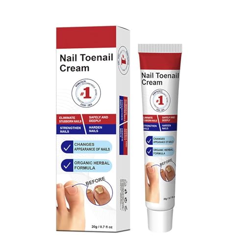 Fungal Nail Treatment Cream - Strong Anti-Fungal Toenail Cream - Nail Repair Cream for Toenail & Finger - Nail Improve Cream with Nourishing Oils for Thick Cracked Discolored Nails