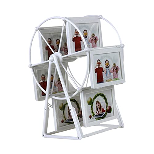 Lifkome Work Desk Decor Windmill Decor Vintage Frames Desk Photo Frame Picture Frames For Desk Vintage Table Photo Decoration Photograph Frame Ferris Wheel Photo Album Decorate Giant White #TOP23