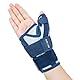 CURECARE Daumenbandage Rechts & Links, Umkehrbare Daumenschiene für Tag- und Nachtunterstützung, Atmungsaktiver Daumenorthese für Arthritis, Sehnenscheidenentzündung (Blau)