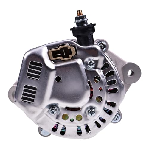 Image of HOLDWELL 12V 40A Alternator 18504-6220 129052-77220 Compatible with Kubota Engine D1005-E V2003 V2203-E Excavator KX018-4 Loader SCL1000 Tractor M4800SUD-F for Perkins Engine 102.05 103.07
