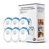 Ultrasonic Pest Repeller, Spider Repellent Indoor Mouse Deterrent Pest Repellent Ultrasonic Plug in, Pest Control Solution for Roaches, Insects (6 Pack)
