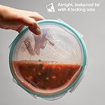 Snapware Solutions totales en plastique (14-Pack, Tailles mélangées) Ensemble de contenants de stockage des aliments, hermétique & Tupperware sans BPA de verrouillage en plastique étanche, congélateur Lave-vaisselle Micro-ondes Safe
