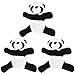SPWGEDBS 3pcs Morbido Peluche Panda frigo Magnete 3D Frigorifero Adesivi magnetici Ufficio whiteboard Adesivi for Bambini Regali di Compleanno Home Decor