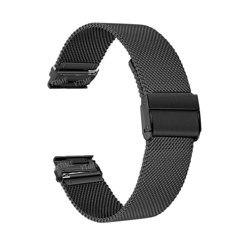 Bande métallique 22mm Fenix 8 bracelet avec fermoir de sécurité antichoc