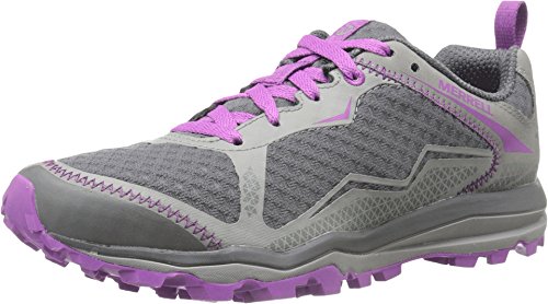 Merrell Zapatos de Correr Crush Light Trail para Mujer, Gris, 37 EU