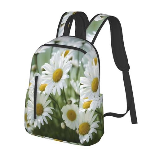 Casual Backpack for Women Men Daisies Flower Lightweight Daypack Large Capacity Nurse Bag2