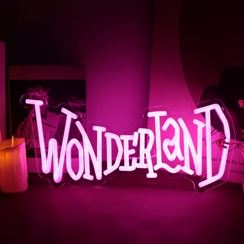 Wonderland Neon Signs Alice In Wonderland Neon Light for Wall