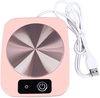 Smart Temperature Control Coffee Warmer, USB Powered, Portable Mug Warmer for Office, Travel, Home