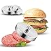 Pressa per Hamburger Professionale,2PCS Stampo per Cheeseburger di Carne Macinata in Acciaio Inossidabile,Rotondi,Macchinetta con rivestimento antiaderente per Patty,Polpette,BBQ,Grill,Mgnon,Cucina