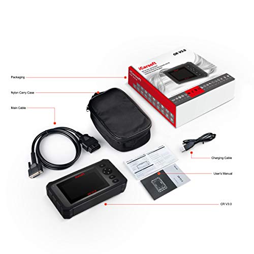 iCarsoft CR V3.0 Free for 3 Vehicle Groups auto VIN/Quick Test/Actuation Test/Android OS/Touch Screen