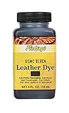 Fiebing's Leather Dye - Alcohol Based Permanent Leather Dye - 4 oz - USMC Black