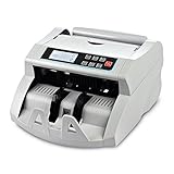 Money Counter Machine DOMENS Bill Counter UV/MG/IR/DD Counterfeit Detection Automatic Currency Cash Counting Machine(LCD Display)