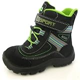  Jela Jungen Stiefel in Schwarz, Größe 38