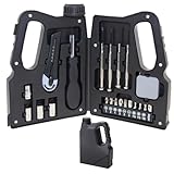 Kit d'outils prêt à l'emploi : Avec sa mallette de rangement distinctive en forme de bidon d'huile, ce kit maintient les outils ordonnés et sans nœuds grâce à ses compartiments bien structurés. Il offre une portabilité et une commodité inégalées pour les réparations rapides, que vous soyez à la maison, au garage ou en voyage.