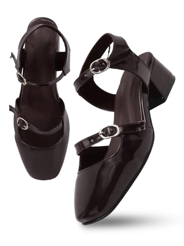 Image of TRYME Trendy Solid Stylish Heel Sandals For Women And Girls