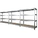Certeo | 3x étagère industrielle pour charges lourdes | HxLxP 1770 x 2000 x 450 mm | 500 kg par tablette | Argent | Mega Deal |étagère de garage étagère de cave étagère d'atelier