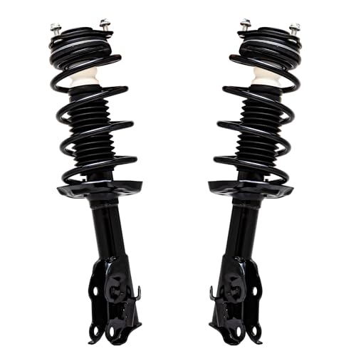 Image of Detroit Axle - Front Struts & Coil Springs Sway Bar Links Outer Tie Rod Ends Lower Ball Joints Replacement for 2006-2011 Honda Civic 1.8L Coupe