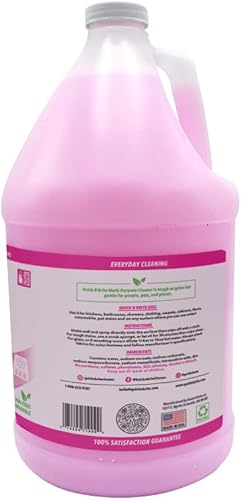Miniatura 8 de Quick N Brite Limpiador líquido, verdadero limpiador multiusos, concentrado de limpieza de 128 onzas
