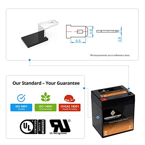 12V 5Ah Atv Go Kart Sealed Battery 50 70Cc 110Cc 125Cc #TOP5