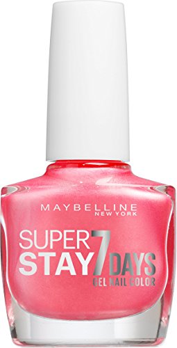 Maybelline New York Super Stay 7 Days Finish Vernis à ongles gel Forever Strong Rose Make Up/Tornado Color avec tenue ultra forte sans lampe UV Rose 1 x 10 ml