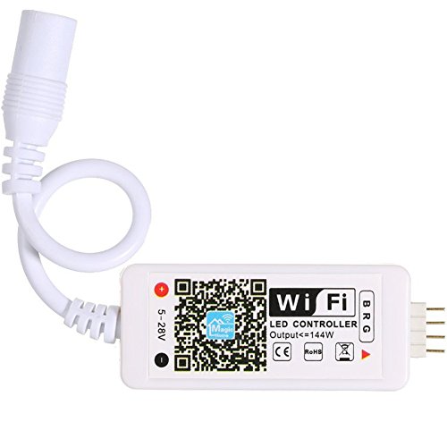 Magic Home Controlador wifi de fitas de LED do tipo RGB, controle remoto via wireless, controle de q