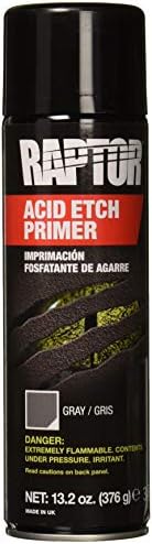 RAPTOR Etch Primer 1K Aerosol UP5023 13.2 Oz, Gray