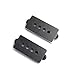 2x Replacement PB style bass Guitar Pickup cover for 4 String pickup,Black