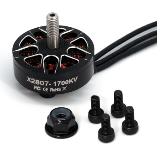 Scifimp X2807 �u���V���X���[�^�[ 1300/1500/1700KV �h�K����] FPV ���[�V���O�h���[�������p���[�^�[�A�N�Z�T���[ ���S���Ă��w���������� (1700KV)