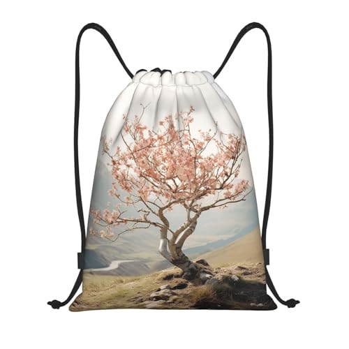 ASLKXOPEMG Mochila con cordón para deportes, gimnasio, bolsa de cuerda para yoga, viajes, Negro, M