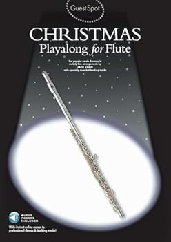 Paperback Guest Spot: Christmas Playalong For Flute Book