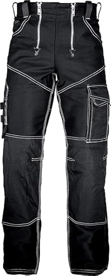 JOB Zunfthose Doppel-Pilot schwarz mit Knietaschen 52
