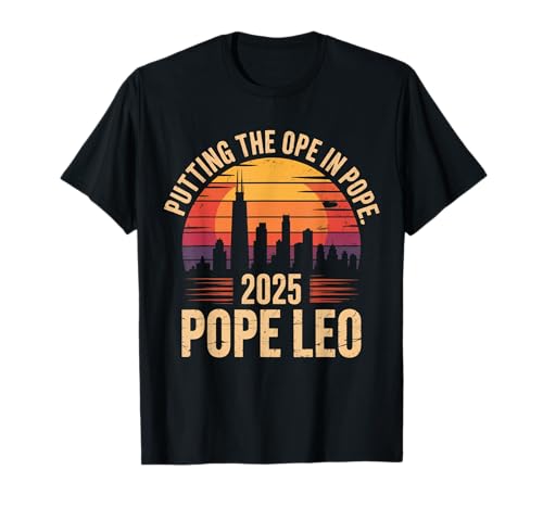 Poniendo la OPE en el Papa divertido papa católico del medio oeste de chicago Camiseta