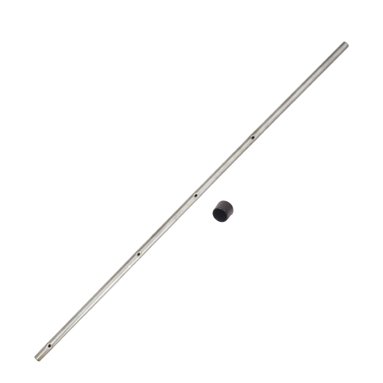 Harilla Asta in Metallo per Biliardino, Stecche Calcio Balilla, Diametro 8 Mm X 44 Cm, Un Foro per L'Asta di 2,5 Mm di Diametro, Progettato per Biliardini da Tavolo con Una Lunghezza di 0,5 M
